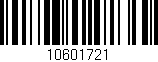 Código de barras (EAN, GTIN, SKU, ISBN): '10601721'