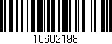 Código de barras (EAN, GTIN, SKU, ISBN): '10602198'
