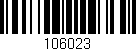 Código de barras (EAN, GTIN, SKU, ISBN): '106023'