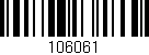 Código de barras (EAN, GTIN, SKU, ISBN): '106061'