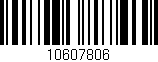 Código de barras (EAN, GTIN, SKU, ISBN): '10607806'