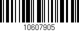 Código de barras (EAN, GTIN, SKU, ISBN): '10607905'
