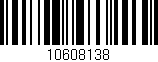 Código de barras (EAN, GTIN, SKU, ISBN): '10608138'