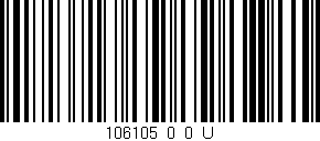 Código de barras (EAN, GTIN, SKU, ISBN): '106105_0_0_U'