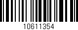 Código de barras (EAN, GTIN, SKU, ISBN): '10611354'