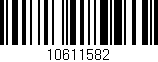 Código de barras (EAN, GTIN, SKU, ISBN): '10611582'