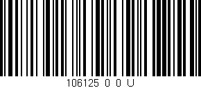 Código de barras (EAN, GTIN, SKU, ISBN): '106125_0_0_U'