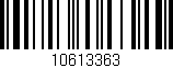 Código de barras (EAN, GTIN, SKU, ISBN): '10613363'