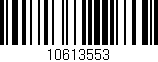 Código de barras (EAN, GTIN, SKU, ISBN): '10613553'