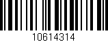 Código de barras (EAN, GTIN, SKU, ISBN): '10614314'