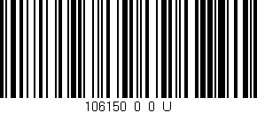 Código de barras (EAN, GTIN, SKU, ISBN): '106150_0_0_U'
