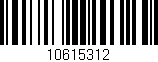 Código de barras (EAN, GTIN, SKU, ISBN): '10615312'