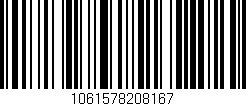 Código de barras (EAN, GTIN, SKU, ISBN): '1061578208167'