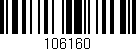 Código de barras (EAN, GTIN, SKU, ISBN): '106160'