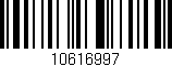 Código de barras (EAN, GTIN, SKU, ISBN): '10616997'
