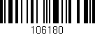 Código de barras (EAN, GTIN, SKU, ISBN): '106180'