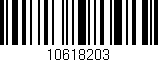 Código de barras (EAN, GTIN, SKU, ISBN): '10618203'