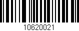 Código de barras (EAN, GTIN, SKU, ISBN): '10620021'