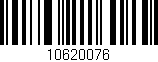 Código de barras (EAN, GTIN, SKU, ISBN): '10620076'