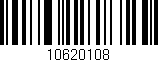 Código de barras (EAN, GTIN, SKU, ISBN): '10620108'