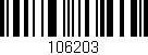 Código de barras (EAN, GTIN, SKU, ISBN): '106203'