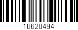 Código de barras (EAN, GTIN, SKU, ISBN): '10620494'