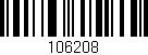 Código de barras (EAN, GTIN, SKU, ISBN): '106208'