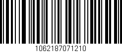 Código de barras (EAN, GTIN, SKU, ISBN): '1062187071210'