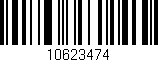 Código de barras (EAN, GTIN, SKU, ISBN): '10623474'