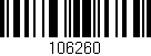 Código de barras (EAN, GTIN, SKU, ISBN): '106260'