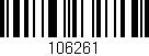 Código de barras (EAN, GTIN, SKU, ISBN): '106261'