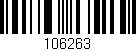 Código de barras (EAN, GTIN, SKU, ISBN): '106263'