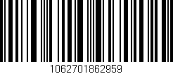Código de barras (EAN, GTIN, SKU, ISBN): '1062701862959'