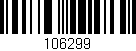 Código de barras (EAN, GTIN, SKU, ISBN): '106299'