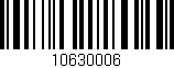 Código de barras (EAN, GTIN, SKU, ISBN): '10630006'