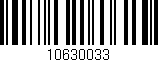 Código de barras (EAN, GTIN, SKU, ISBN): '10630033'