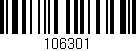 Código de barras (EAN, GTIN, SKU, ISBN): '106301'