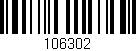 Código de barras (EAN, GTIN, SKU, ISBN): '106302'