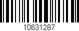 Código de barras (EAN, GTIN, SKU, ISBN): '10631287'