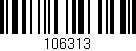 Código de barras (EAN, GTIN, SKU, ISBN): '106313'