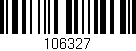 Código de barras (EAN, GTIN, SKU, ISBN): '106327'