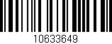 Código de barras (EAN, GTIN, SKU, ISBN): '10633649'