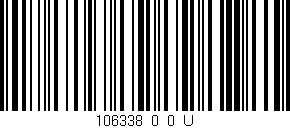 Código de barras (EAN, GTIN, SKU, ISBN): '106338_0_0_U'