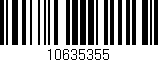 Código de barras (EAN, GTIN, SKU, ISBN): '10635355'
