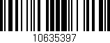 Código de barras (EAN, GTIN, SKU, ISBN): '10635397'