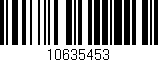 Código de barras (EAN, GTIN, SKU, ISBN): '10635453'