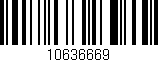 Código de barras (EAN, GTIN, SKU, ISBN): '10636669'
