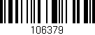 Código de barras (EAN, GTIN, SKU, ISBN): '106379'