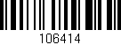 Código de barras (EAN, GTIN, SKU, ISBN): '106414'