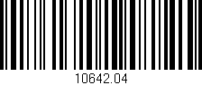 Código de barras (EAN, GTIN, SKU, ISBN): '10642.04'